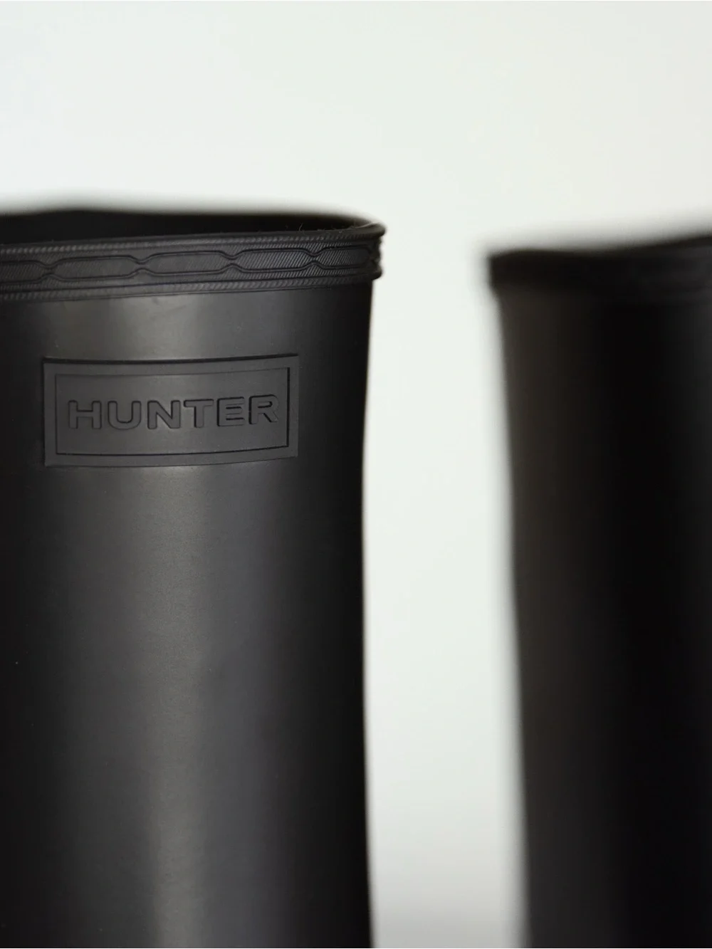 Hunter Black Over-the-Knee Waterproof Rain Boots
